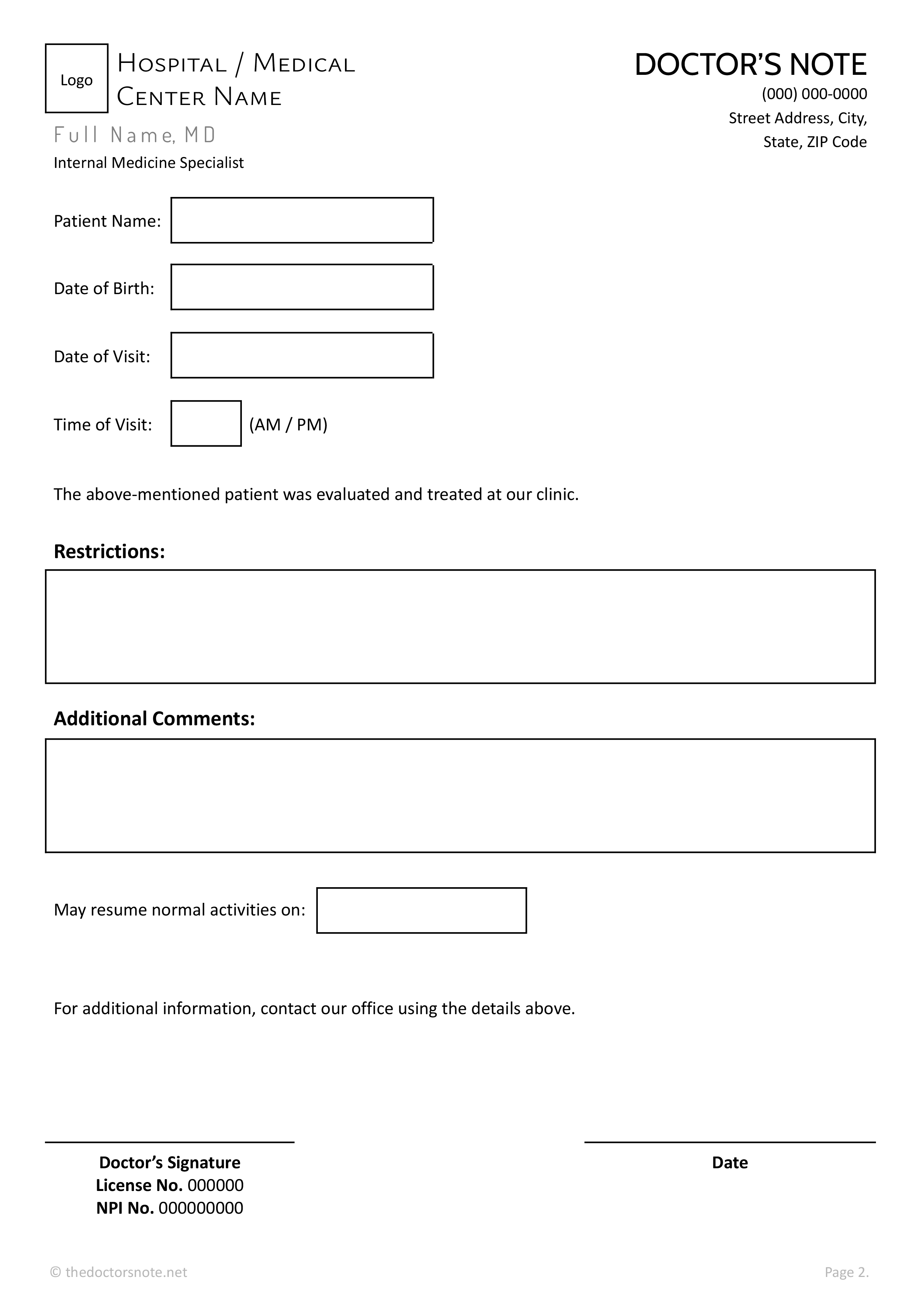 Fake Doctors Note Template Word Google Docs TDN fake-doctors-note-template-word-google-docs-tdn