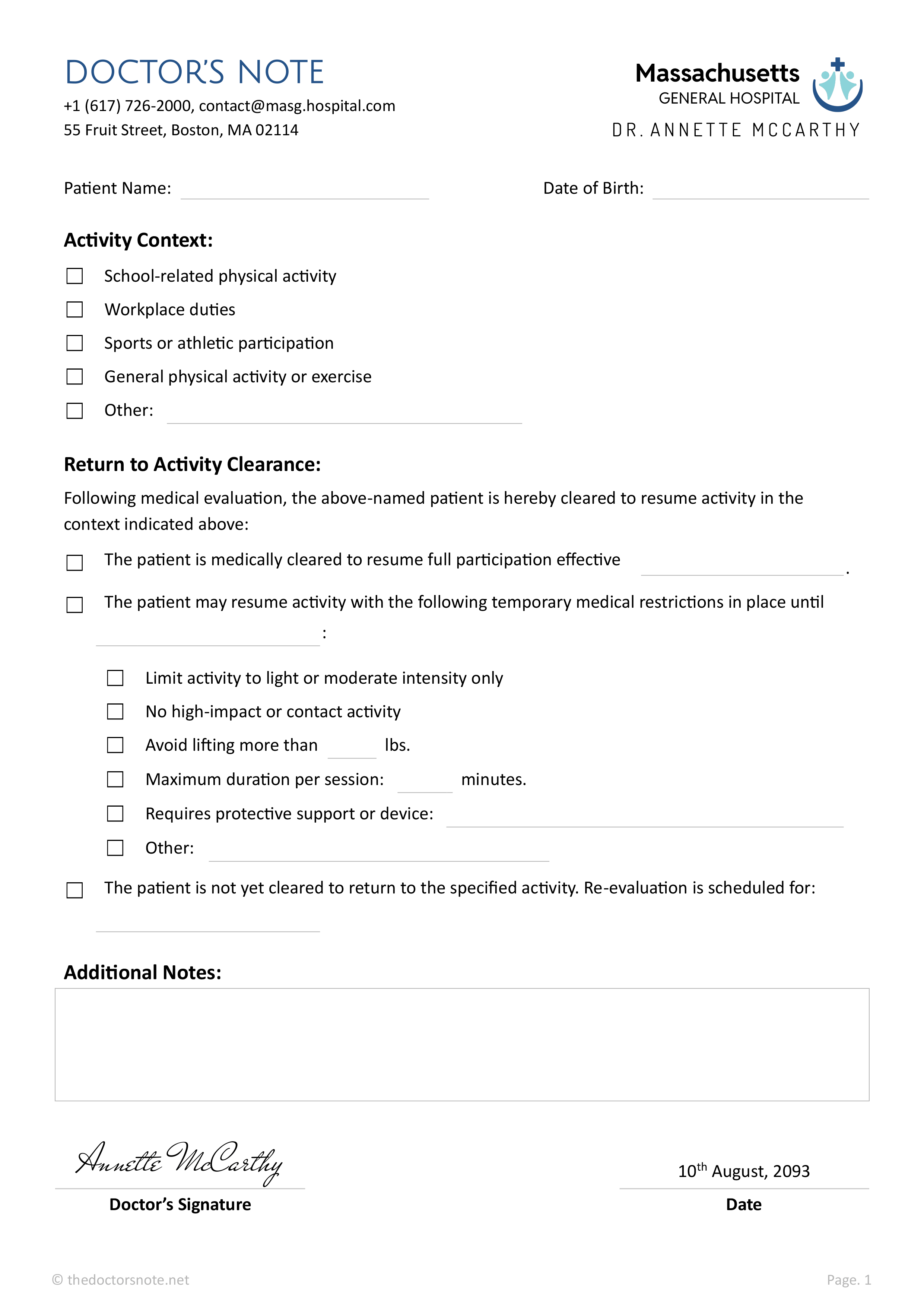 How to Make a Doctor's Note: 8 Steps (with Templates) - TDN