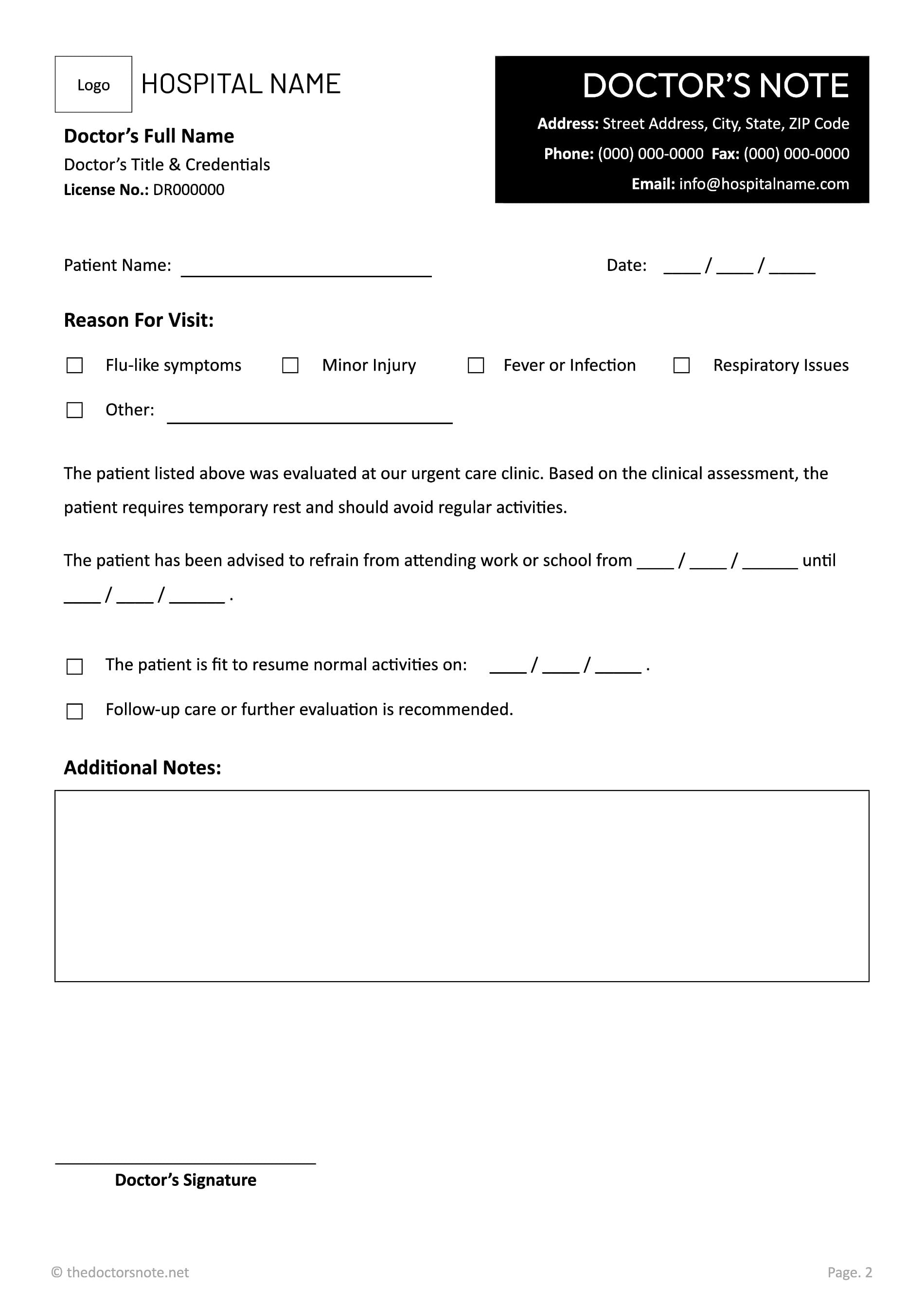 Doctor's Note: What it is, How it works, Where to get – TDN